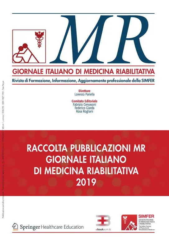 Copertina ebook ECM MR GIORNALE ITALIANO DI MEDICINA RIABILITATIVA - 2019